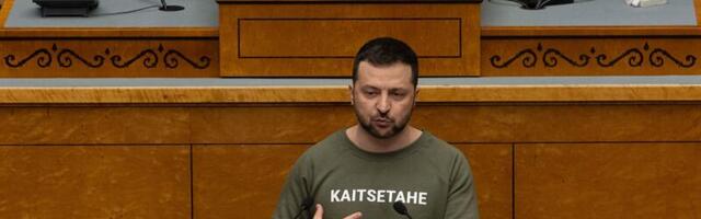 Zelenskõi Riigikogus: tänan teid, et olete vabaduse poolel