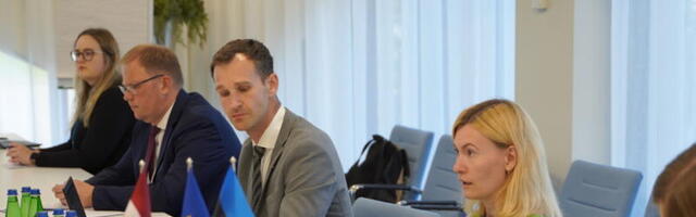 Eesti ja Läti majandusministrid külastasid LNG terminali ühenduse ehitust