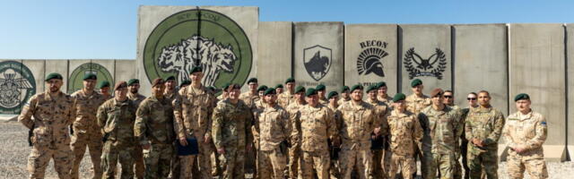 Jalaväekompanii Estcoy-19 kaitseväelased said Ameerika Ühendriikide tänusertifikaadid