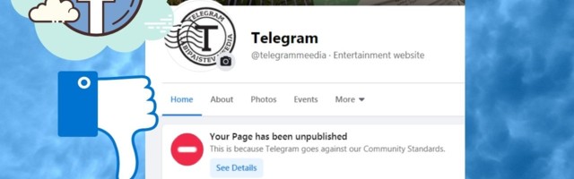 Moodne raamatupõletamine: Facebook kustutas Telegram.ee lehekülje