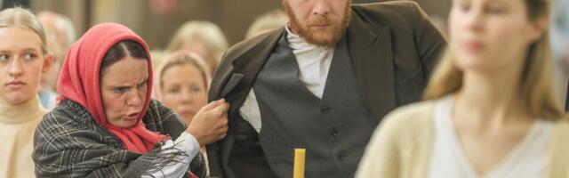 Fotod: meeleoluka mängufilmi “Säärane mulk” filmivõtted kirikus 