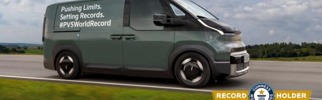 Kia PV5 Cargo püstitas GUINNESSI MAAILMAREKORDI™: 693,38 kilomeetrit ühe laadimisega ja maksimaalse veosega