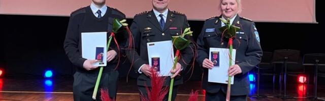 Kolm hiidlast sai päästeteenistuse aumärgi