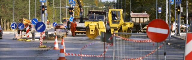 Tallinn trahvib ehitajat Pirita tee tipptunnil sulgemise eest