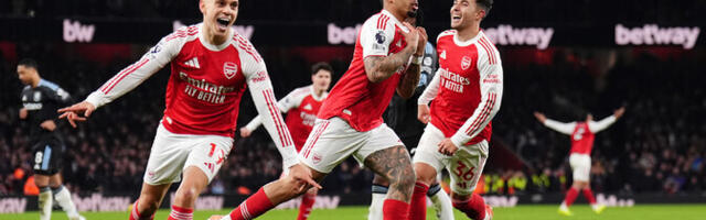 Arsenal pani Aston Villa võidujadale otsustava punkti