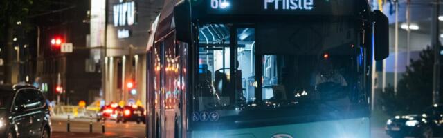 Ööbusside pilootprojekt pikeneb oktoobri lõpuni