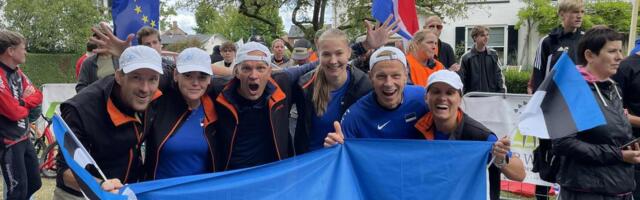 Eesti tõukeratturitele tuli EMi viimasel päeval medalite sadu