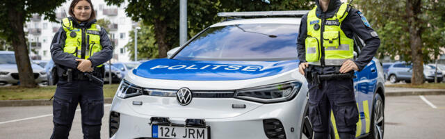 Politsei saab esimese elektrilise patrullauto, mis hakkab ringi sõitma Tallinnas ja Harjumaal