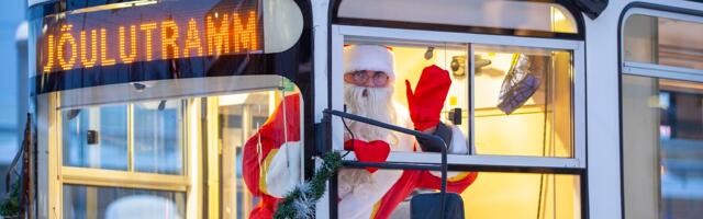 Tallinnas sõidavad taas jõulutroll, -buss ja -tramm