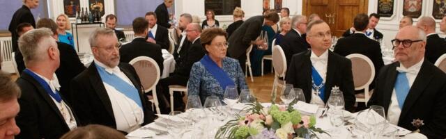 GALERII | Karised korraldasid Poola presidendipaari auks piduliku õhtusöögi