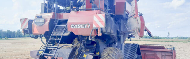 Viljandi vallas läks põlema kombain