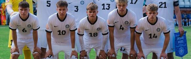 U-17 jalgpallikoondis andis viimases mängus Belgiale lahingu
