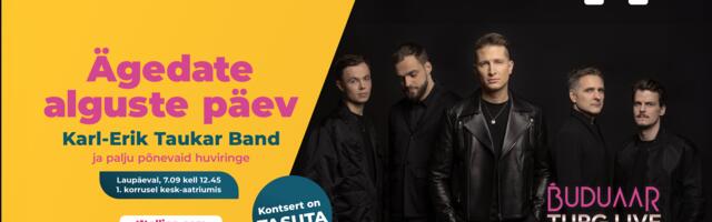 Karl-Erik Taukar Band annab laupäeval T1 keskuses avaliku kontserdi