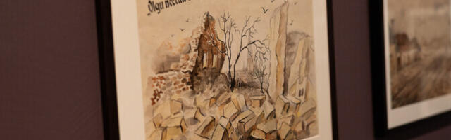 ФОТО: в KUMU открылась выставка "Как исчез Тарту. Травма-циклы Хильды Камдрон"