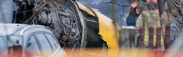 В Вильнюсе самолет DHL упал рядом с домом: есть жертвы