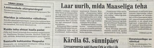 25 AASTAT TAGASI | Varastel kurk kuivas