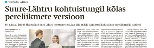 Lääne Elu paberleht teisipäeval, 10. detsembril