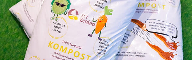 Tartlaste biojäätmetest tehtud kompost jõudis müügile Gardestis
