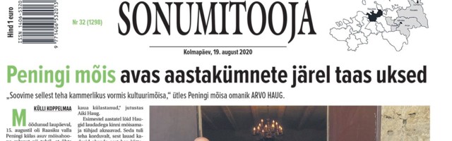 Sõnumitoojas 19. augustil