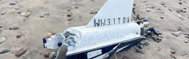 Läti rannast leiti Vene drooni sabaosa