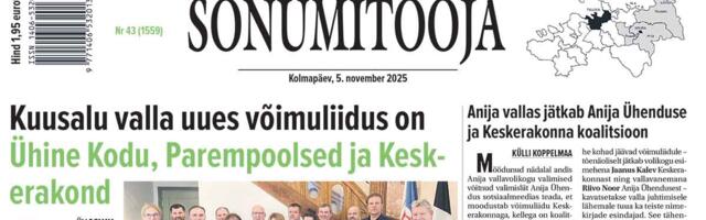 Sõnumitoojas 5. novembril