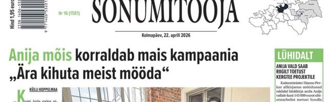 Sõnumitoojas 22. aprillil