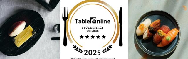 TableOnline avalikustas Eesti restoranikülastajate lemmikud 2024. aastal