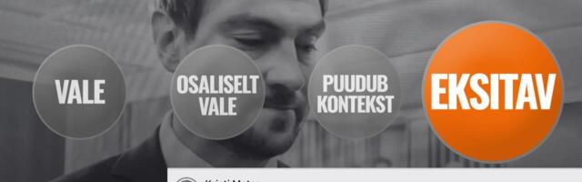 FAKTIKONTROLL | Kas minister Terras valetab kriisiolukorra rahastuse kohta? Selgitame