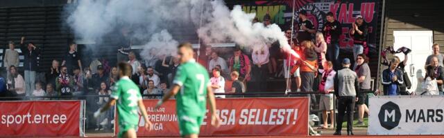 DELFI FOTOD | Kalju alistas kodus Levadia, kellel kipub tiitel käest libisema