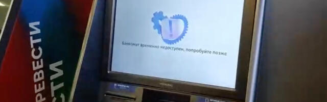 VIDEO: Venemaal ei tööta pangaautomaadid