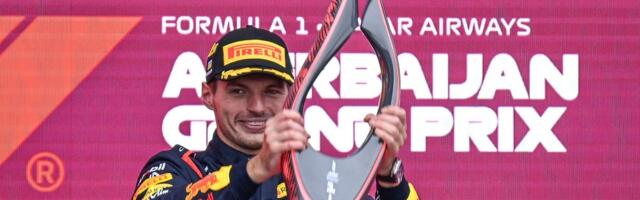 Verstappen võitis Aserbaidžaani GP, MM-sarja liider katkestas ja Williams lõpetas poodiumipõua