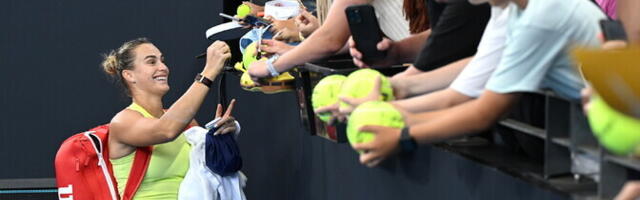 Sabalenka hooaeg algas karjääri nobedaima võiduga