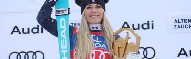 Lindsey Vonn saavutas hooaja teise võidu 