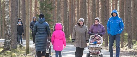 Matkaradadel on inimesi rohkem kui suvisel tipphooajal