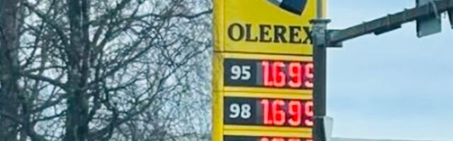 FOTO | Sõja mõju jõudis nüüd ka Eesti tanklatesse. Kütuse hind tegi veel ühe hüppe kõrgemale