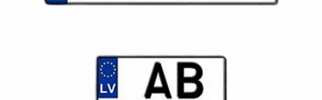 Латвия добавит герб на номерные знаки автомобилей