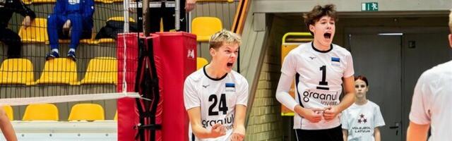 U-18 võrkpallikoondis alustas jahti EM-pääsmele kindla võiduga