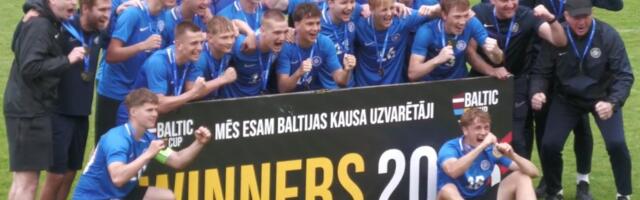 Eesti U19 jalgpallikoondis tuli tänu üleminutite karistuslöögile Balti turniiri võitjaks