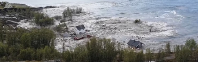 VIDEO | Põhja-Norras pühkis maalihe merre kaheksa maja