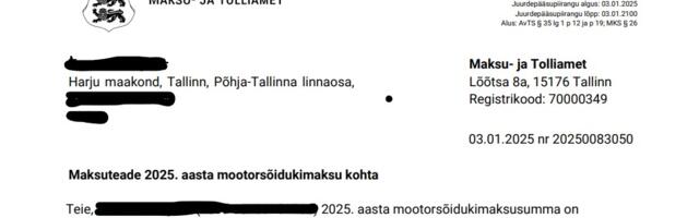 Automaksu arveid juba esitatakse, aga miks erineb summa mõnel juhul kalkulaatori tulemusest?