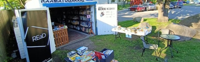 Jäätis, raamatud ja kohv: Kalamaja pargi kõrval avas uksed REaD raamatugaraaž