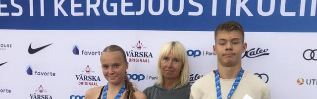 Eliise Mari Toomemägi ja Kenert Rehkalt on Eesti meistrid kuulitõukes