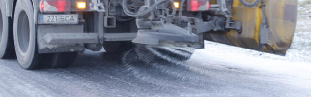 Transporidamet hoiatab: teed muutuvad libedaks