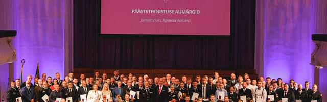 Päästeamet tunnustas aumärgiga 117 silmapaistvalt tublit inimest