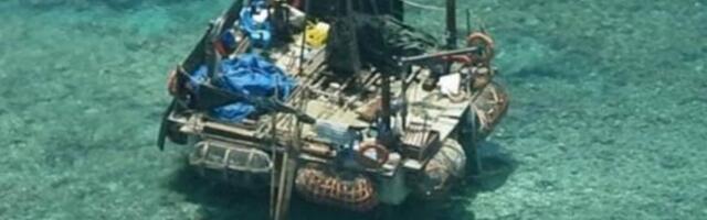 Hiina paigaldas Lõuna-Hiina merel vaidlusalusele atollile veidra parve. Filipiinid kahtlustavad atolli hõivamist