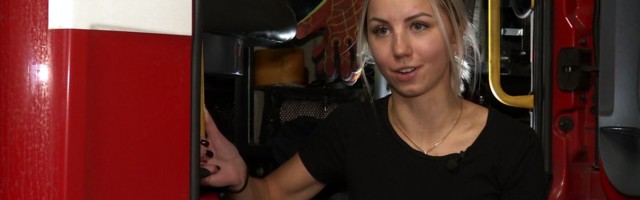 Reporter: Tartu päästekomandos on meestel abiks 24-aastane Edit Tammepõld