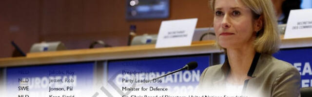 Kaja Kallas on taas Bilderbergi kohtumise nimekirjas