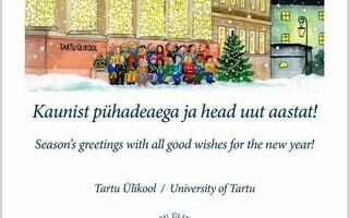 Saada aastalõputervitused ülikooli e-jõulukaardiga