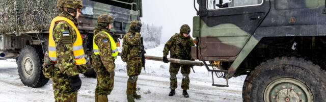 Pioneeripataljoni autojuhi erialakursuse lõpulaager pani sõdurite oskused proovile