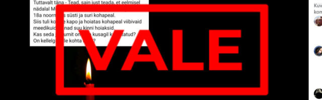 FAKTIKONTROLL | Kapo ei tegele "vaktsiinivalede" varjamisega ja meditsiiniõdede vaigistamisega